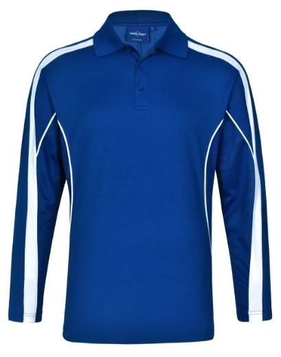 Picture of Winning Spirit, Mens TrueDry L/S Polo